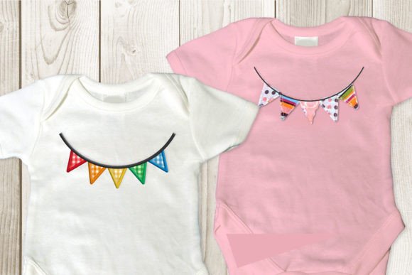 Bunting Flag Regular and Raggy Applique Review