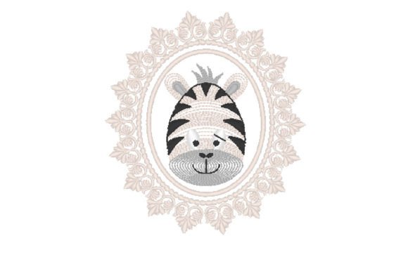 Cute Zebra Embroidery Design Review for Merch