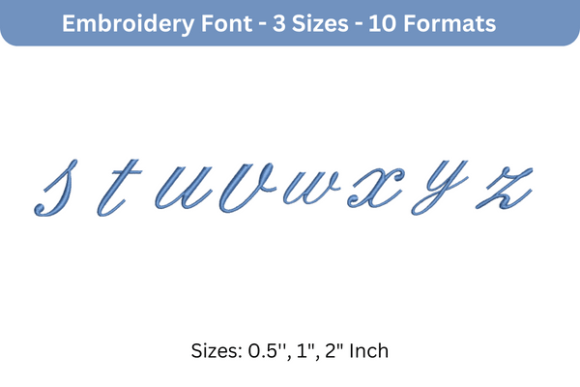 English Font Lowercase S to Z Review