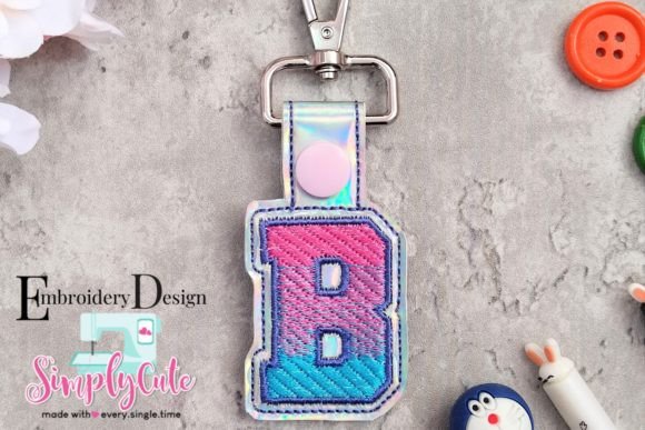 In the Hoop Key Chain Monogram Font B Review