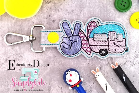 ITH Keychain Peace Love Camper Review