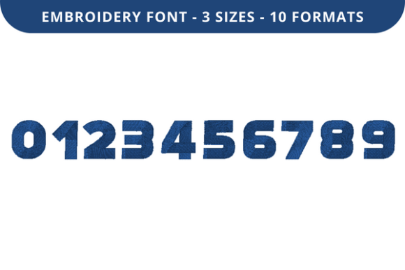 Pure Block Font 0 to 9 Review for Boutique Apparel