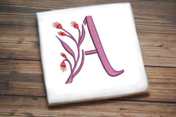 Reviewing Floral Monogram Letter a for Real Embroidery Projects