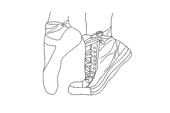 Sneakers and Pointe Shoes Embroidery Review