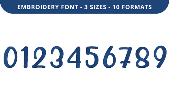 Sunday Rain Font 0 to 9 Review