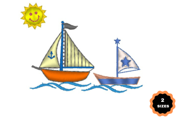 Two Boats in the Sea Embroidery Review